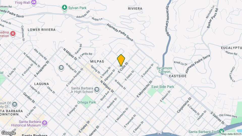 1111 E Cota St Map and Location Details