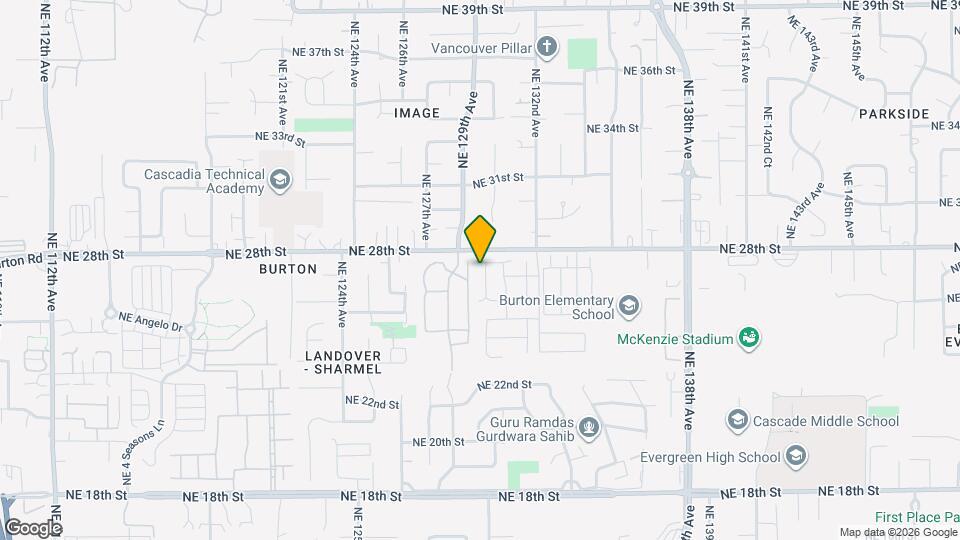 2710 NE 130th Ct Map and Location Details
