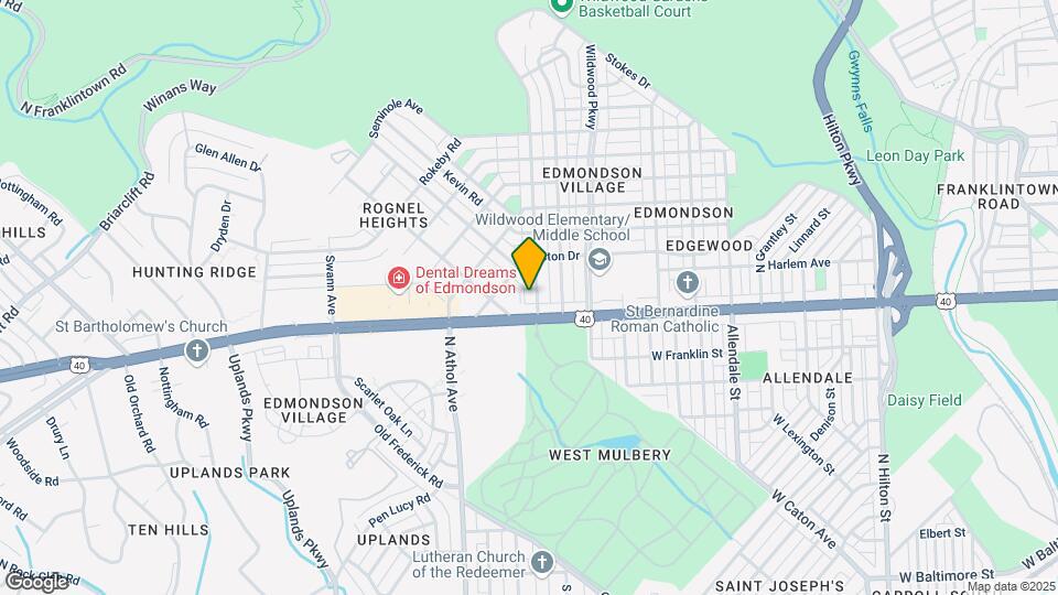 606 N Woodington Rd Map and Location Details