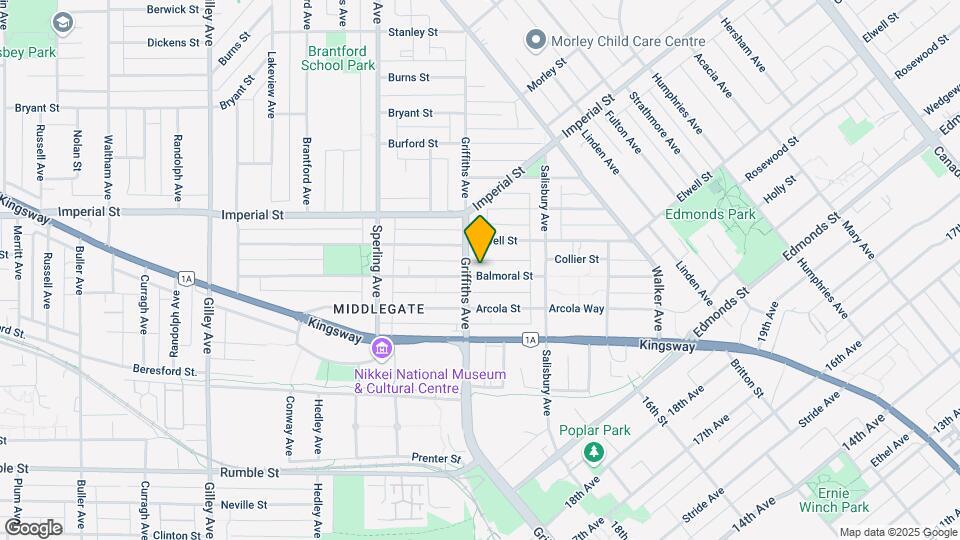 6929 Balmoral St Map and Location Details