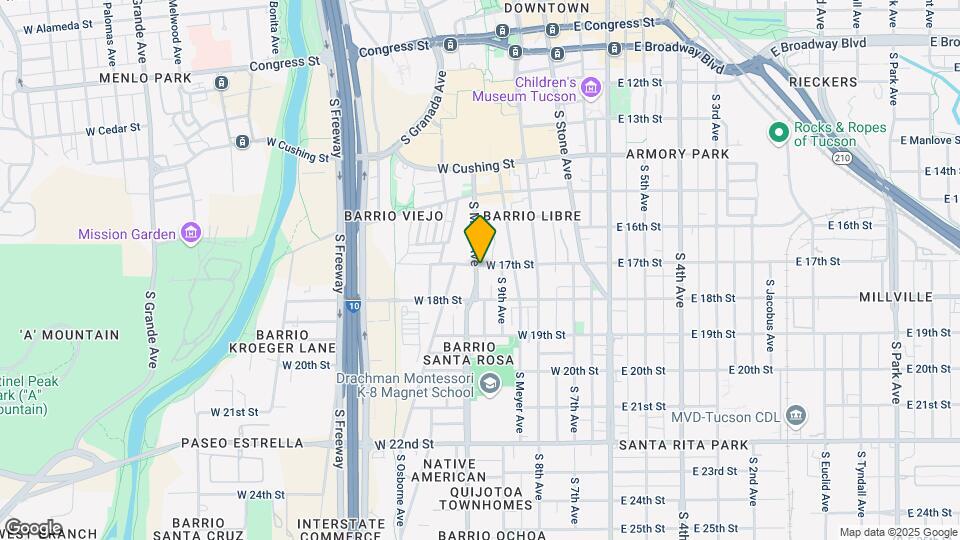 621 South Main Avenue Apartments Map and Location Details
