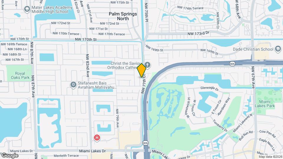 16401 NW 77th Pl Map and Location Details