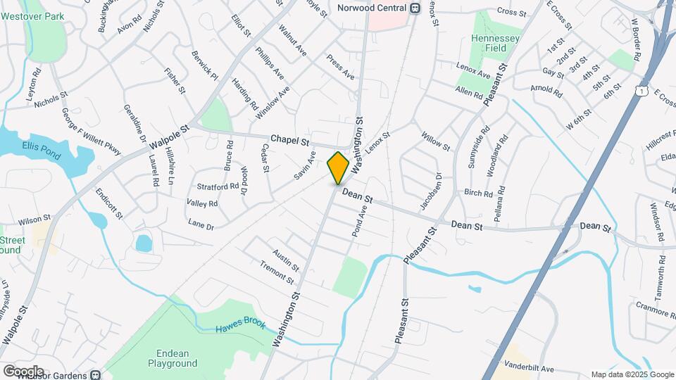 1034 Washington St Map and Location Details