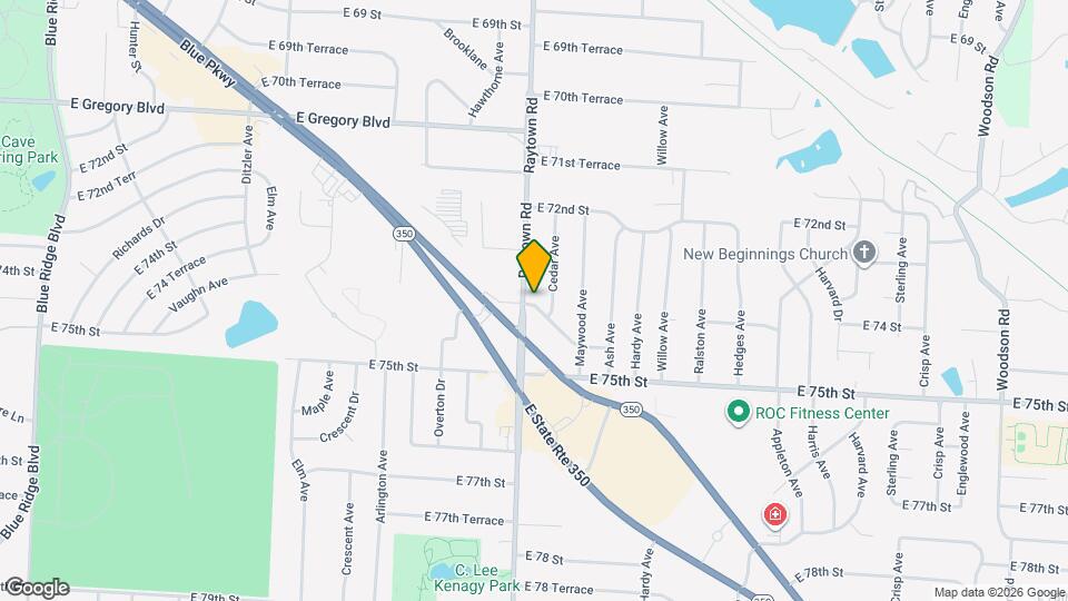 10002 E 74th Terrace Mapa y Detalles de la Ubicación