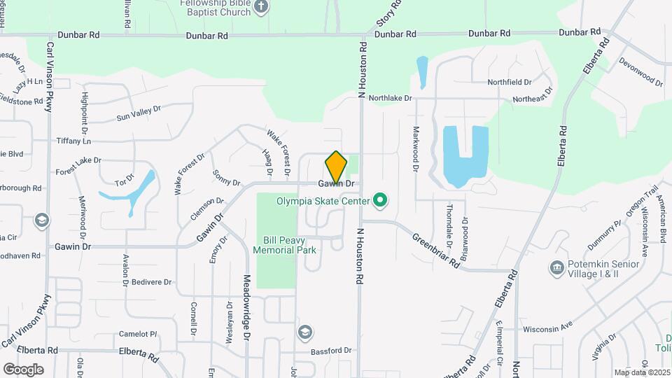 646 Gawin Dr Map and Location Details