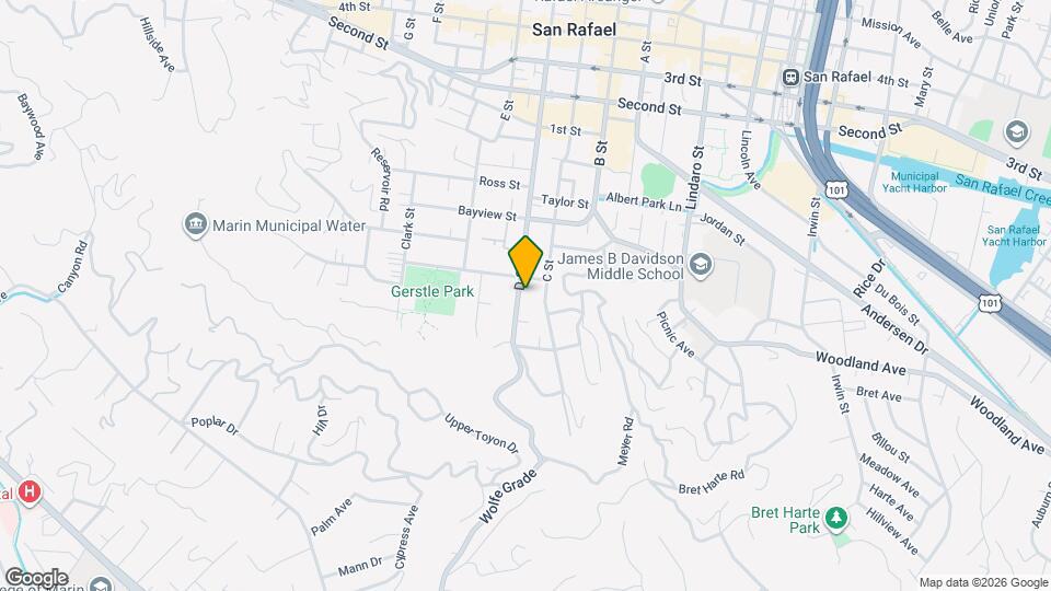 242 D St, Unit D Street Mapa y Detalles de la Ubicación