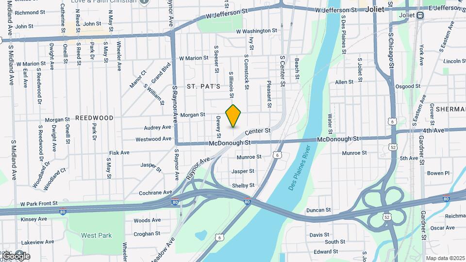 320 Illinois St, Unit 2S Map and Location Details