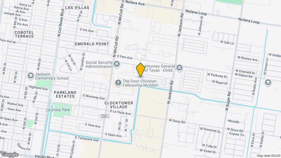 2900 N J St Map and Location Details