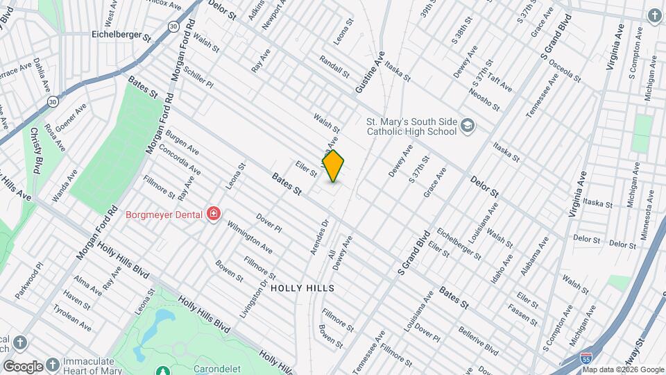 3824 Eiler St Map and Location Details