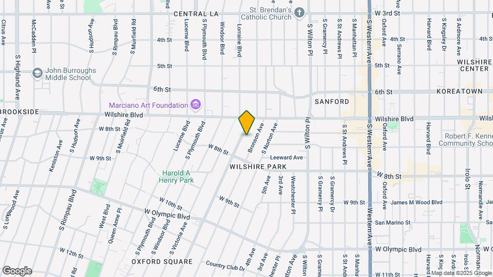 710 Crenshaw Blvd Map and Location Details