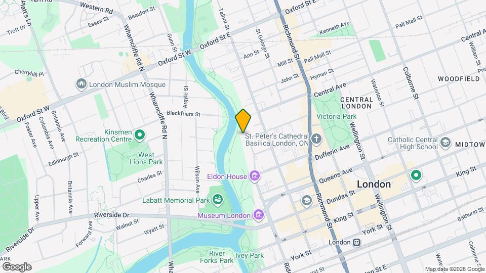 575 Ridout St N Map and Location Details