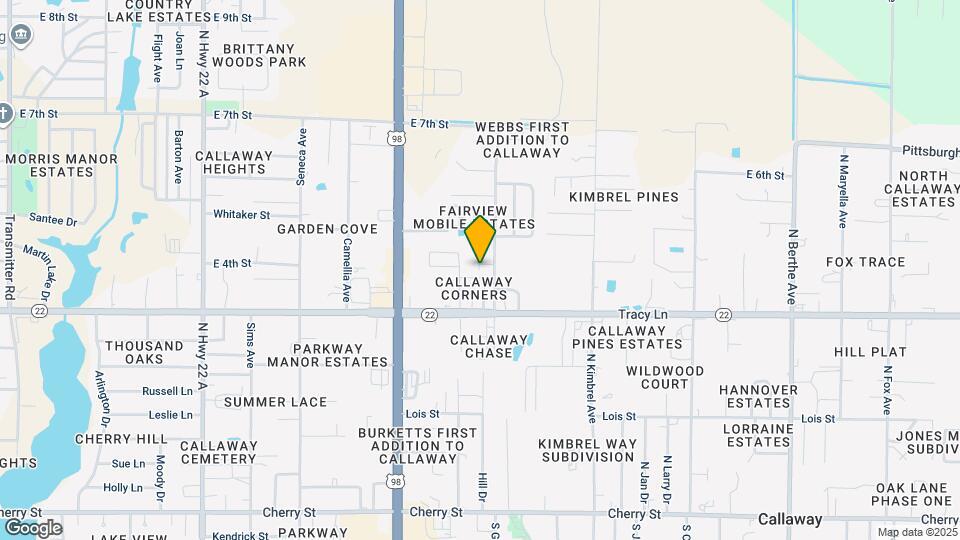 5864 Tyndall Pkwy Map and Location Details