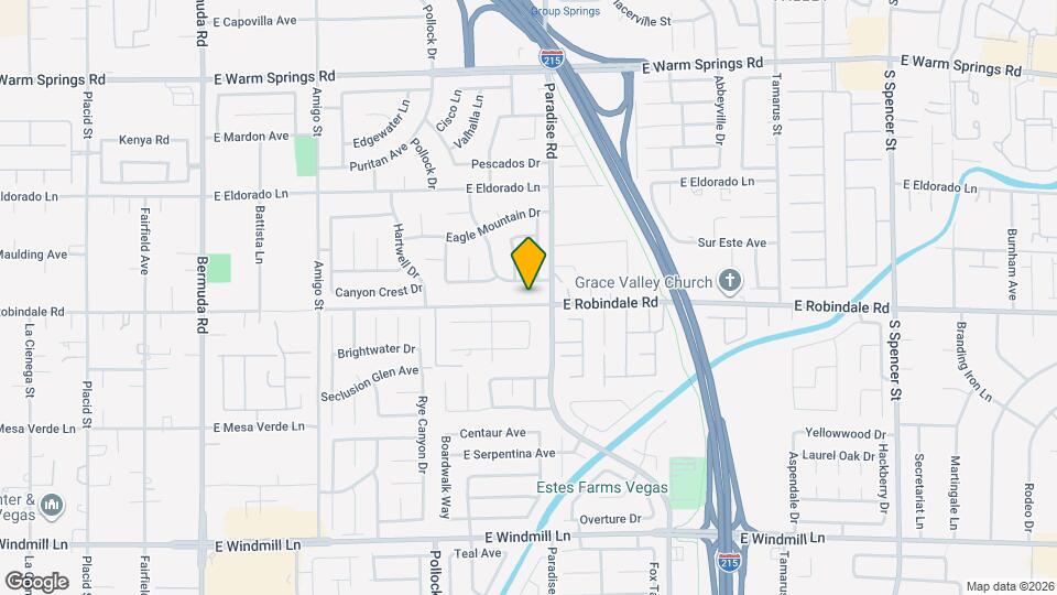 968 E Robindale Rd Map and Location Details