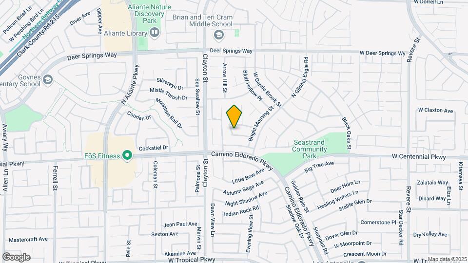 1844 Moonglow Peak Ave Mapa y Detalles de la Ubicación