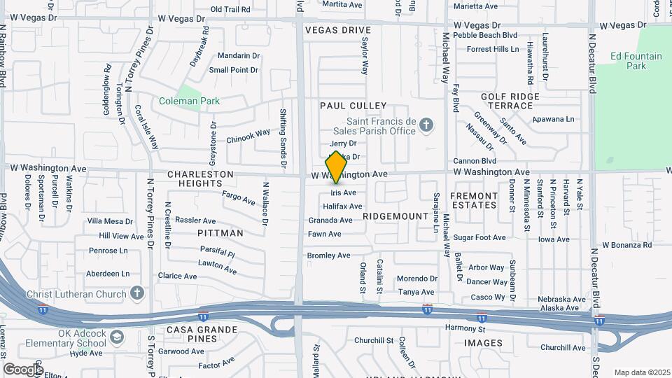 5904 Iris Ave Map and Location Details