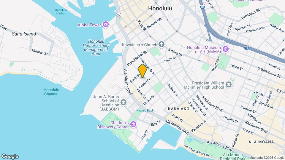 440 Keawe St Map and Location Details