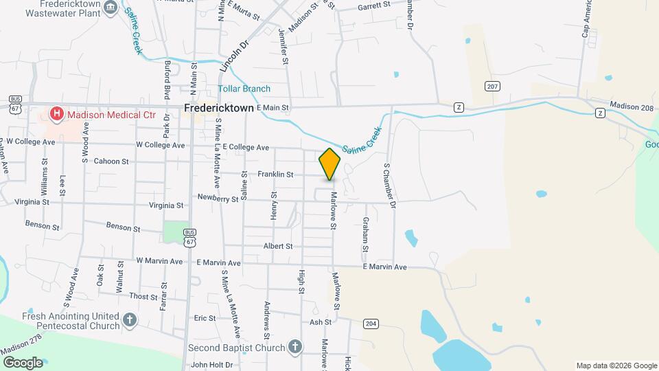 308 Marlowe St, Unit B Map and Location Details