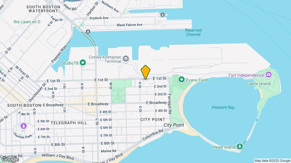 881 E 1st St, Unit 104 Map and Location Details