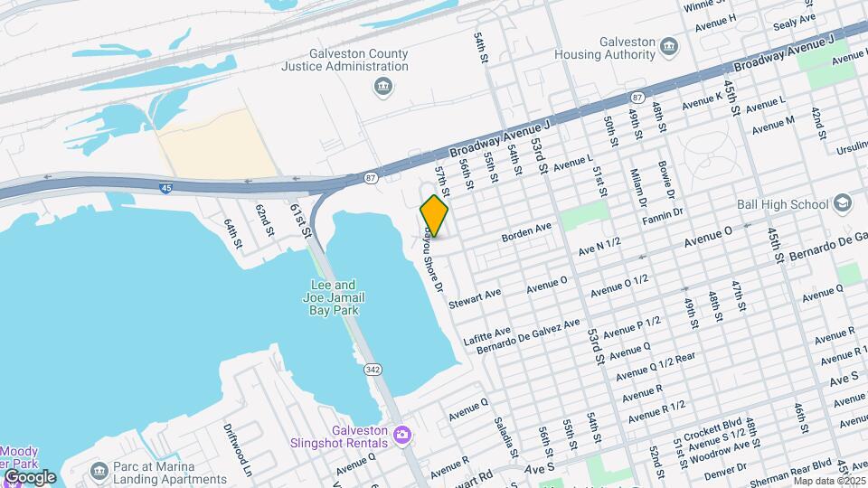 1402 Bayou Shore Dr Map and Location Details