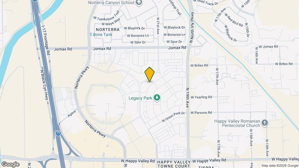 2034 W Lariat Ln Map and Location Details