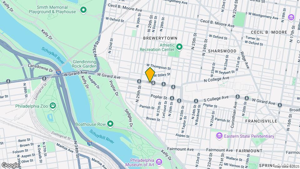 2806 W Girard Ave Mapa y Detalles de la Ubicación