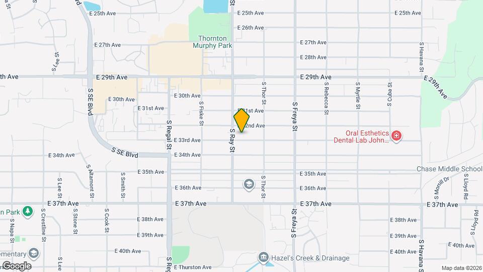3217 E 33rd Ave Map and Location Details
