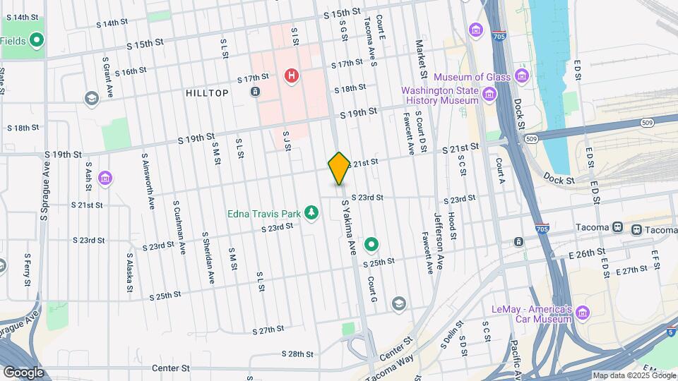 2174 S Yakima Ave Map and Location Details