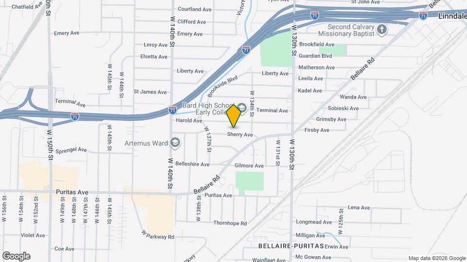 13510 Sherry Ave Map and Location Details