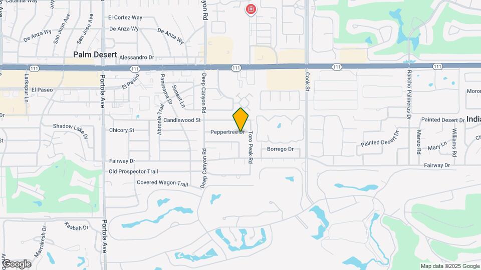 74681 Peppertree Dr Map and Location Details