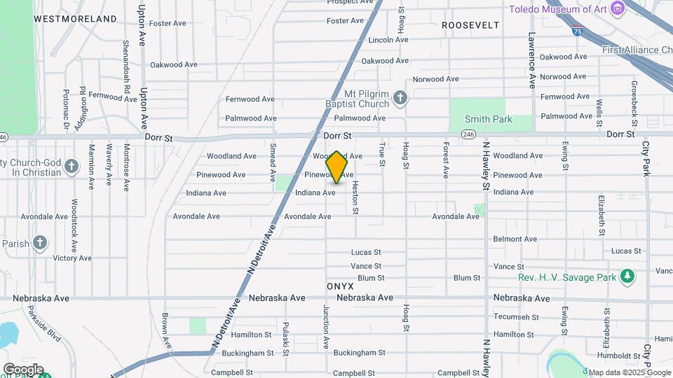 1328 Indiana Ave Mapa y Detalles de la Ubicación