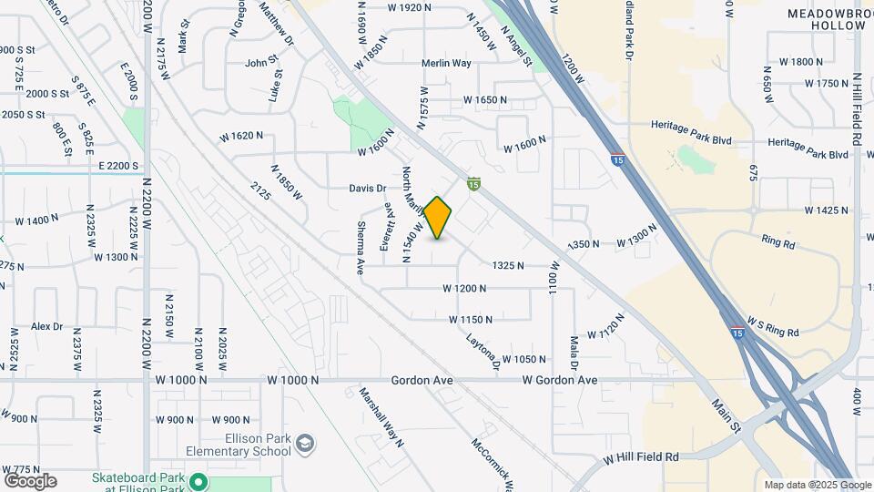 1316 Kent Cir Map and Location Details