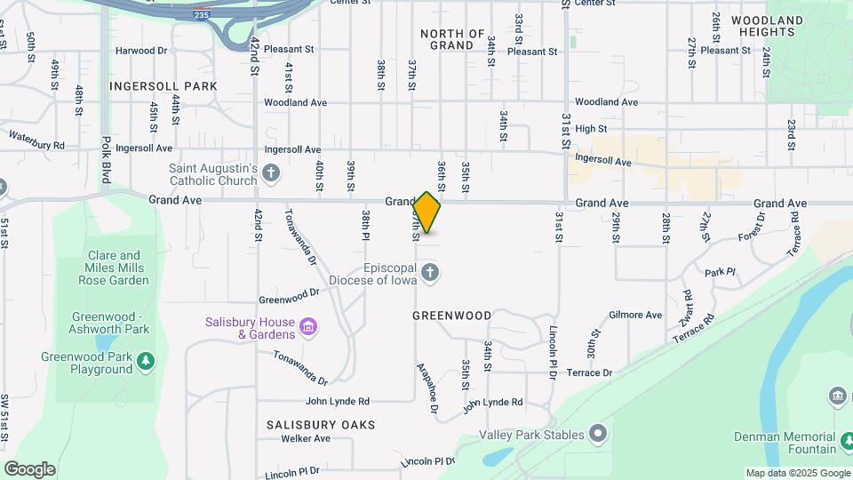 401 37th St Map and Location Details