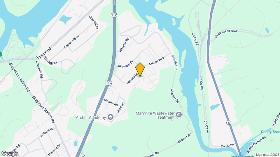 919 Warrior Hill Dr Map and Location Details