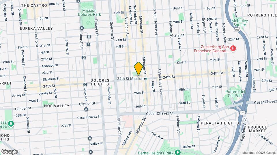 3340-3342 24th St Map and Location Details