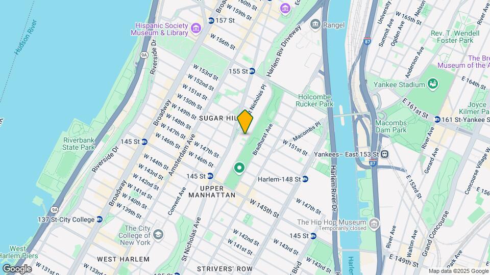 400 West 150th Street Mapa y Detalles de la Ubicación
