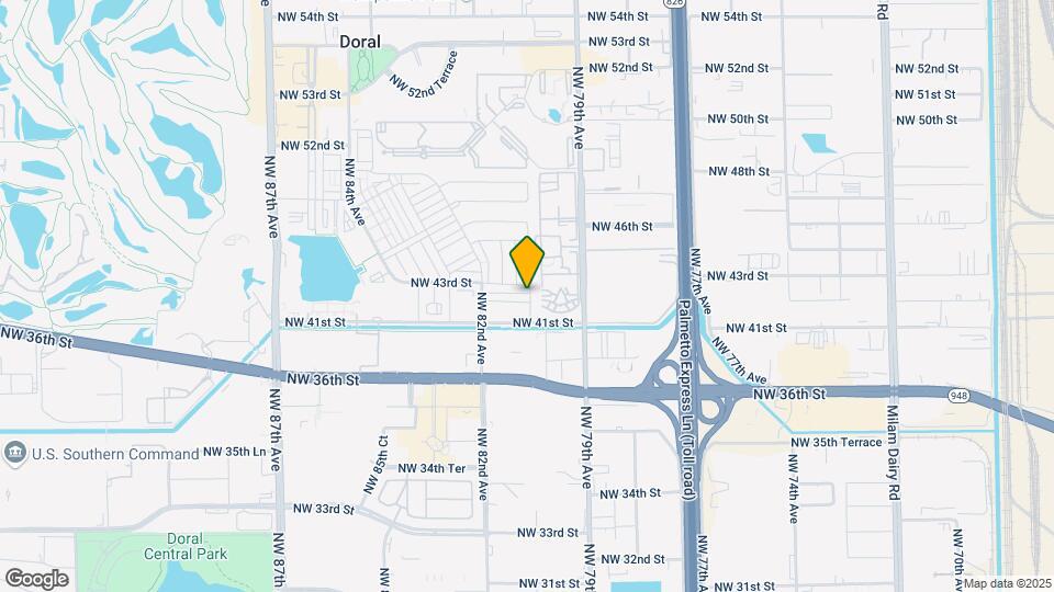 8003 NW 42nd St Map and Location Details