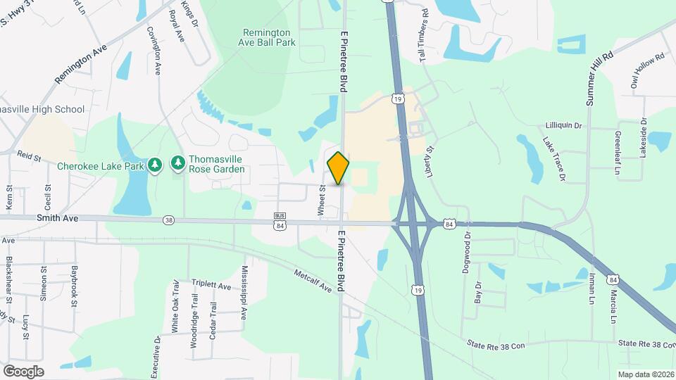 1523 E Pinetree Blvd Map and Location Details