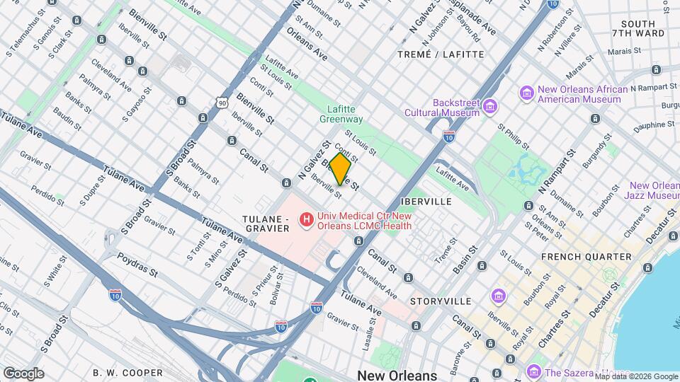 1929 Iberville St Map and Location Details