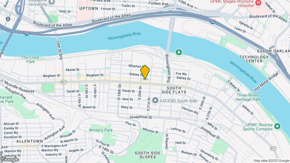 2015 E Carson St Map and Location Details
