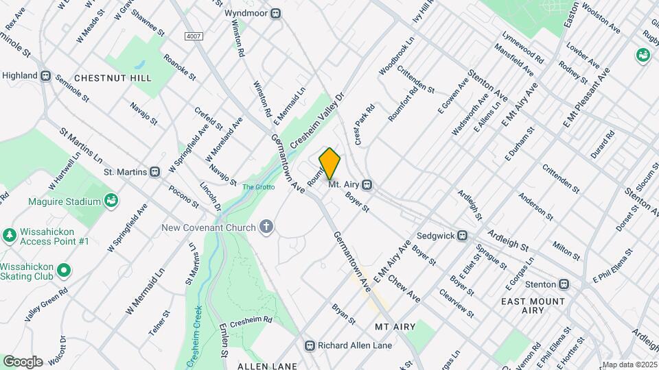 7504 Boyer St Mapa y Detalles de la Ubicación