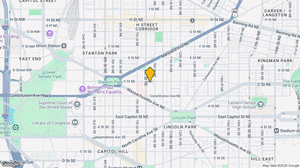 805 C St NE, Unit D1220-01 Map and Location Details