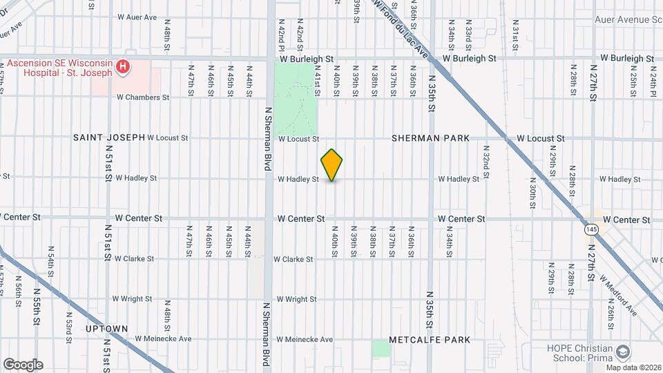 2767 N 40th St Map and Location Details