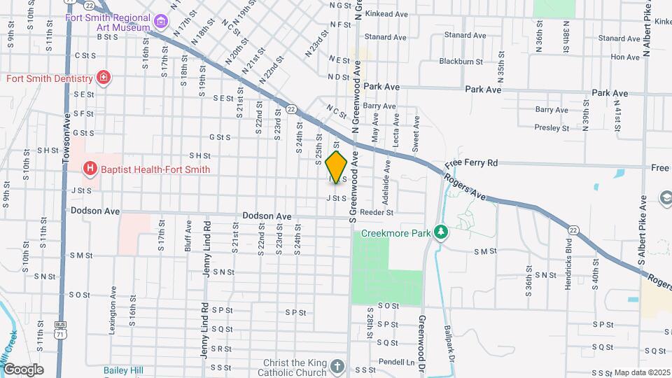 6705 MARIBETTE RD Map and Location Details