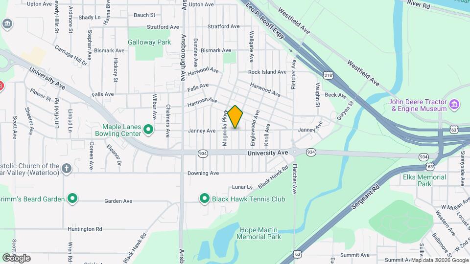 1202 Wallgate Ave Mapa y Detalles de la Ubicación