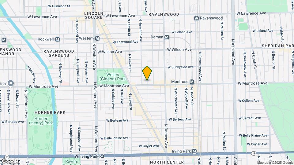 2100-2110 W Montrose Ave Mapa y Detalles de la Ubicación