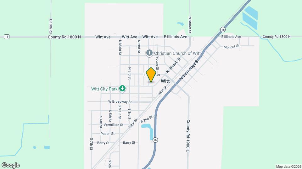 207 N 1st St Mapa y Detalles de la Ubicación