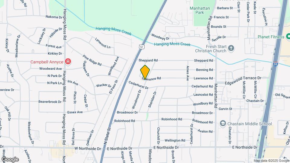 4923-4923 Woodmont Dr Map and Location Details