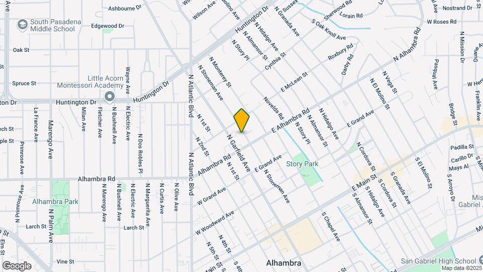 621 N Stoneman Ave Map and Location Details