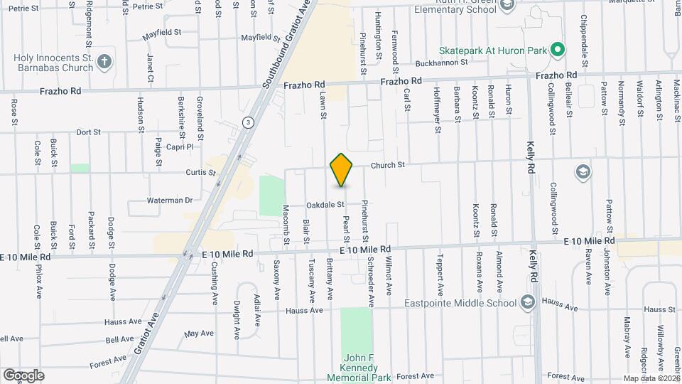 25329 Pearl St Map and Location Details