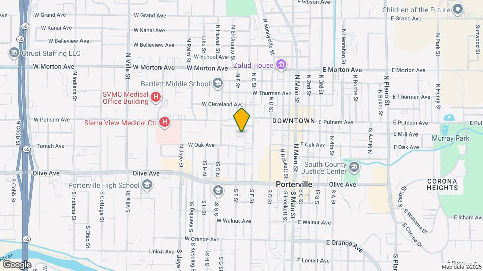 170 N F St Map and Location Details